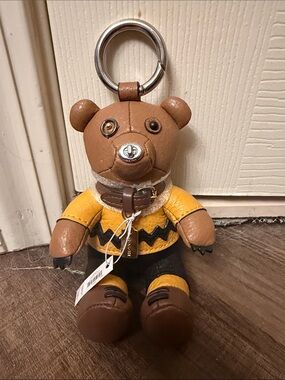 Coach X Peanuts bear bag charm